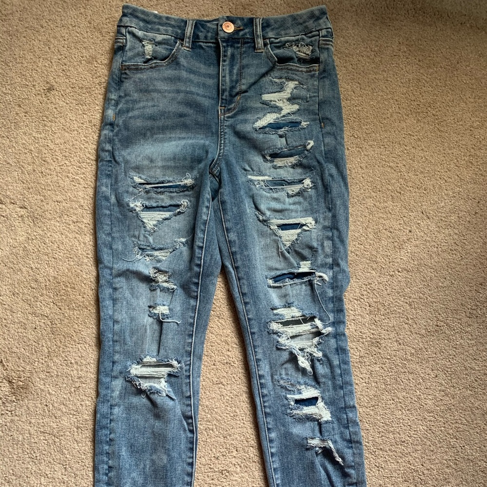 American Eagle Size 4 Curvy Hi-Rise Jegging